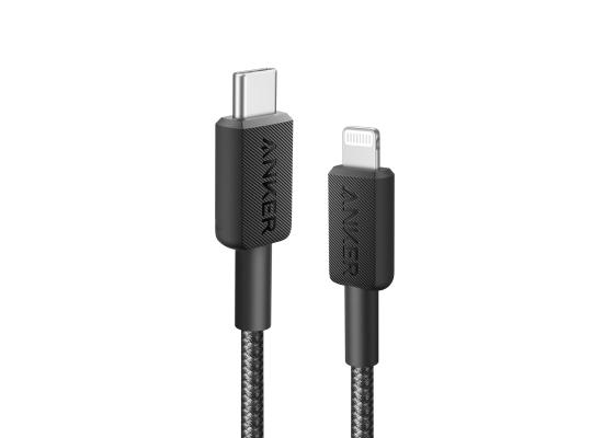 Anker 322 USB-C Lightning Cable [ 90CM MFi Certified] Powerline II for iPhone 15, 15 Pro 14 Pro Max 14, 13 X XS XR 8 Plus, AirPods Pro, Black
